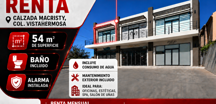 Local Renta Macristy Planta Alta Vistahermosa, Mexicali